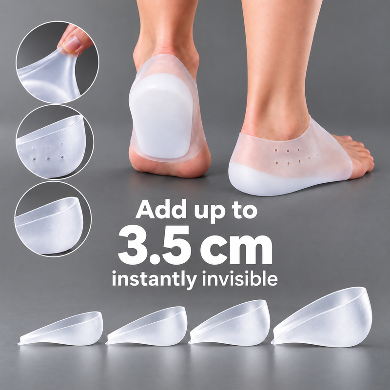 Soft silicone, stretches to any foot