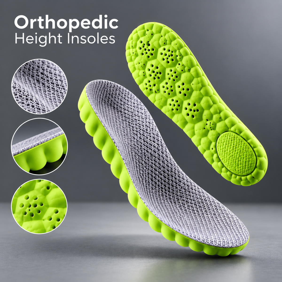 ElevStep Air orthopaedic full-length height insole with air cushioning