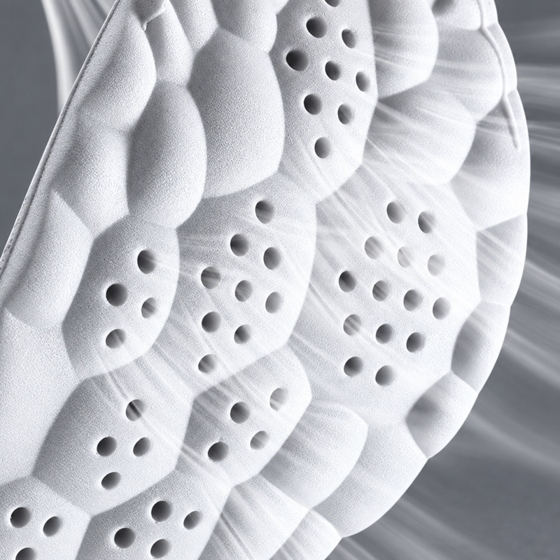 Breathable, open-cell foam