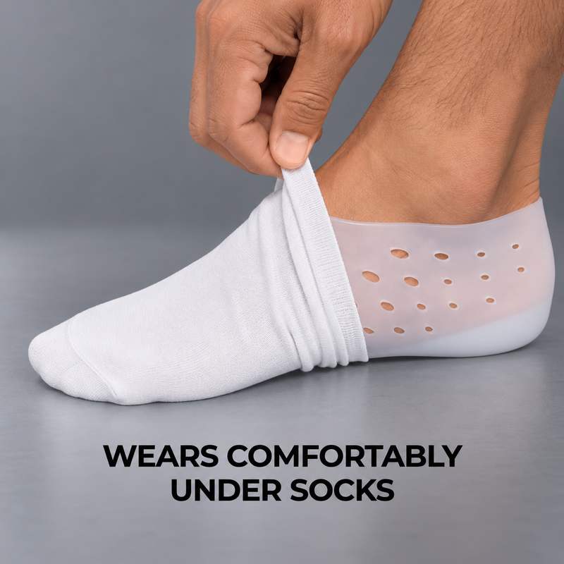 Wears comfortably under socks